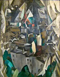 Robert Delaunay, A cidade no. 2, 1910, óleo sobre tela, Musée National d'Art Moderne