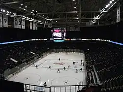 Configuração para hóquei no gelo