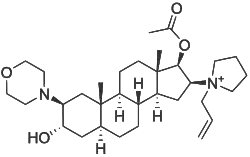 Estrutura química de Rocurónio