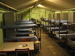 Camarata no interior da fortificação