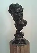 Retrato do Doutor Montenovese, bronze patinado, 52 x 26 x 28 cm, 1882