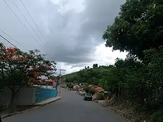 MG-409 no distrito de Topázio