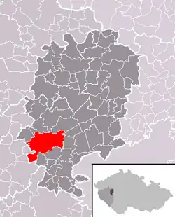 Localização de Rokycany