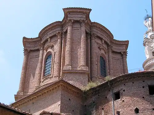 Exterior da cúpula, de Borromini