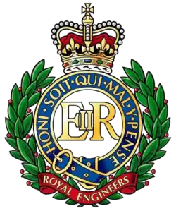 Escudo do Royal Engineers
