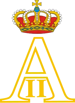 Monograma real de Alberto II da Bélgica