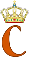 Monograma Real do Principe Constantino dos Países Baixos