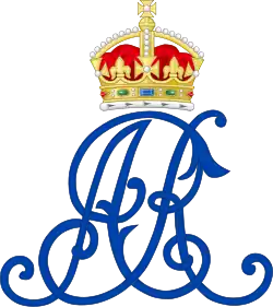 Monograma real de Adelaide