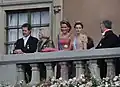 A princesa Letizia usou a tiara floral no casamento da princesa Vitória da Suécia.