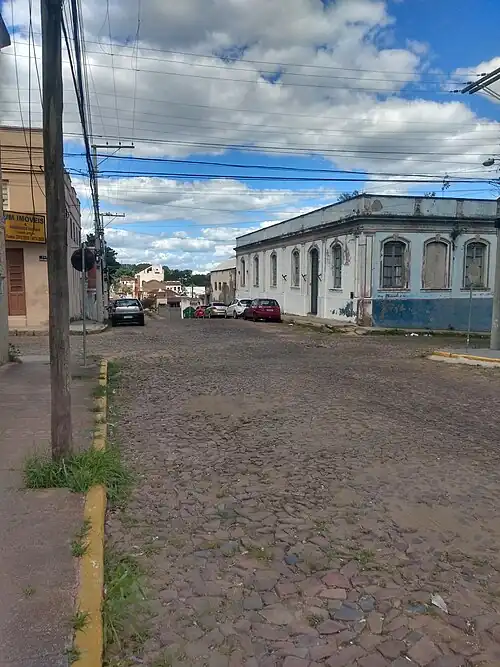 Rua Dr. Pena, a leste da Sete de Setembro