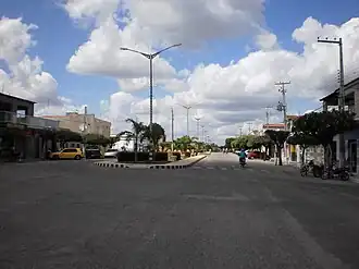 Rua Fausto Pinheiro, importante logradouro municipal