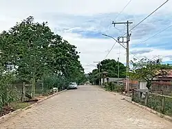 Rua Boas Vindas, uma das principais vias da localidade.