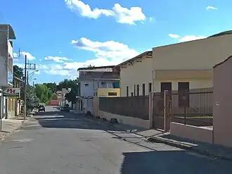 Rua do bairro da Gávea, em frente à Igreja Nossa Senhora Aparecida