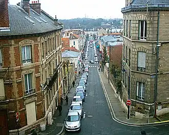 Rua Thiers, Pontoise em 3 de março de 2006