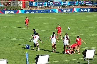 Estados Unidos e Canadá durante a final