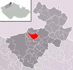 Localização de Růžová