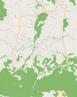 Localização de Ryglice na Polónia