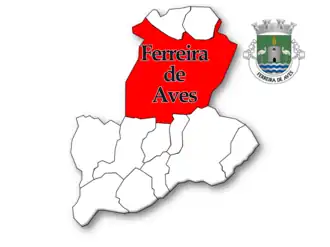 Localização no município de Sátão