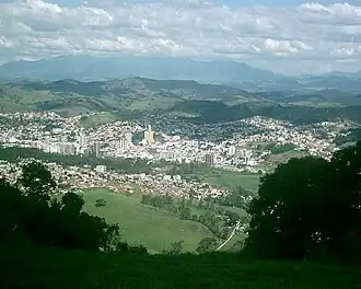 São Lourenço visto de seu ponto mais alto