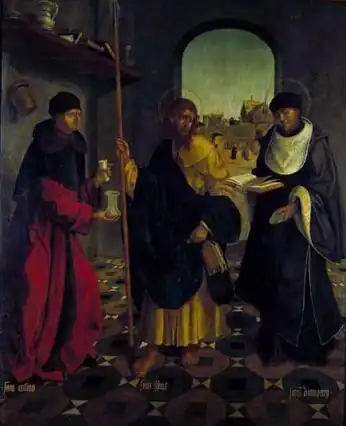 São Cosme, São Tomé e São Damião, Capelas laterais da Igreja de São Francisco de Évora, Museu Nacional de Arte Antiga