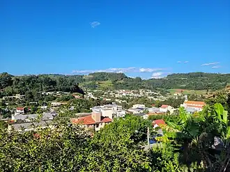 Vista parcial do centro da cidade