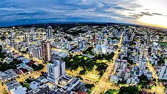 Vista do Centro de São Miguel do Oeste