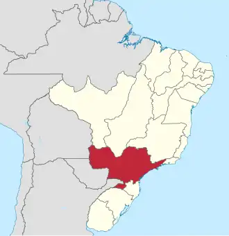 Localização de São Paulo