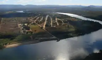 Vista aérea do município