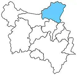 Localização do distrito de São Vicente em Cachoeiro de Itapemirim