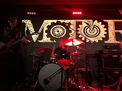 Sérgio Nascimento na estreia da banda Motor, no Tokyo Lisboa