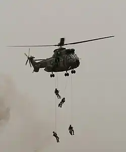 Um helicóptero Atlas Oryx da África do Sul.