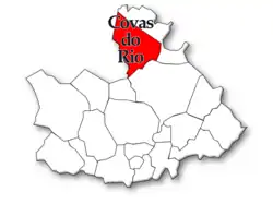 Localização no Município de São Pedro do Sul