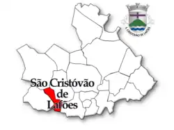 Localização no Município de São Pedro do Sul