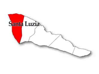 Localização no município de São Roque do Pico