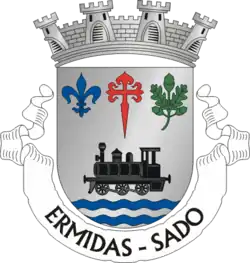 Brasão de armas de Ermidas-Sado