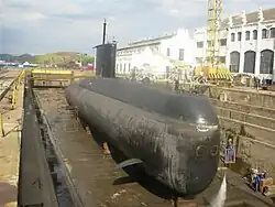 S Timbira (S-32) no dique seco, março de 2009