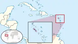 Mapa de São Cristóvão e Neves