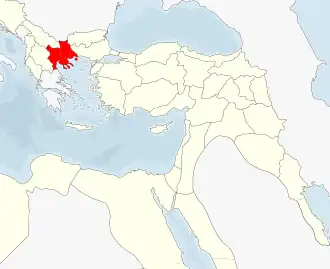 Vilaieve de Salonica no Império Otomano em 1900