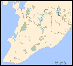 Mapa de Salvador continental