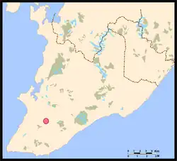 Localização do Cabula em Salvador.