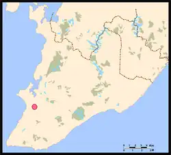 Localização do bairro no mapa de Salvador