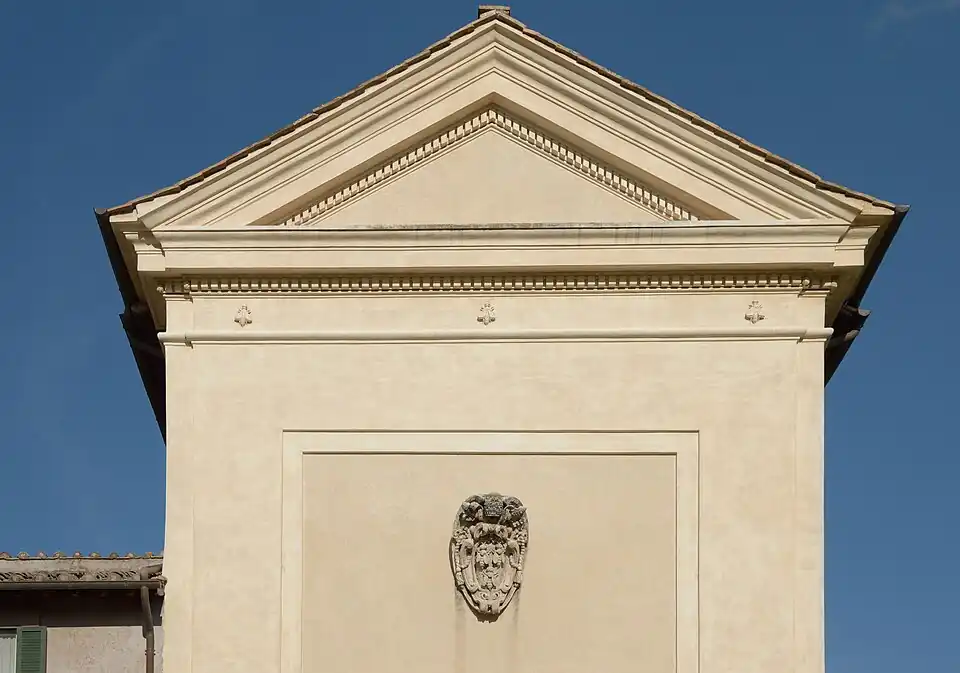 Detalhe da fachada do século XVII