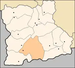 Município de Sandanski na província de Blagoevgrad