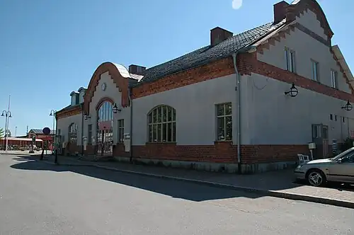 A estação ferroviária de Sandviken