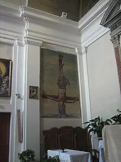 Quadro de Pedro crucificado