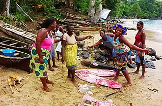 File:Santana Fishing Village Women.jpg