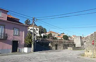 Vista da Rua General Lopes da Silva, Santiago, Seia