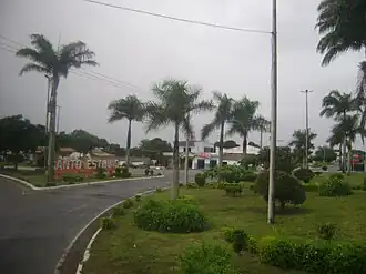 Entrada do município.