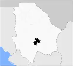Localização de Satevó em Chihuahua