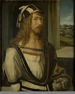 Autorretrato com Luvas, 1498, Museu do Prado, Madrid.